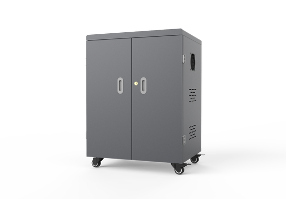 54 USB Ports Tablet Charging Cart with 8S Security Protection and Cooling Fans