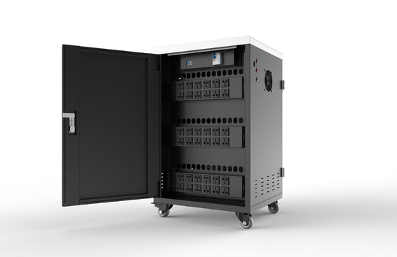 Xe đẩy sạc máy tính bảng AC Power 42 cổng 4 bánh