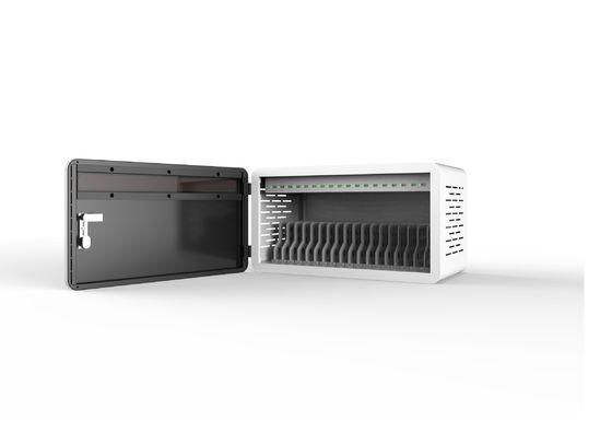 Màn hình 18 khe cắm USB Chén sạc có thể khóa với hệ thống bảo vệ an ninh 8S và khóa và chìa khóa