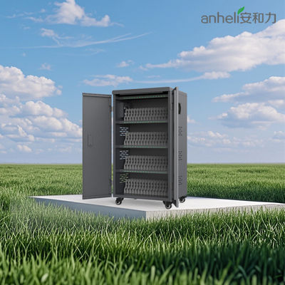 Tủ sạc máy tính bảng tấm nhựa có dung lượng lớn 64 cổng USB Thùng sạc