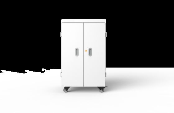 Tủ sạc máy tính bảng AC 42 cổng với lỗ thông gió và 2 bánh xe có phanh