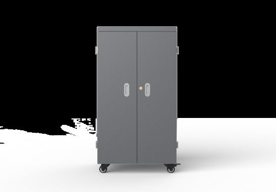 Tủ sạc máy tính bảng 64 cổng với Hệ thống bảo vệ an ninh 8S và Kết cấu bằng Tôn mạ kẽm