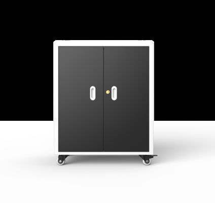 Laptops Charging Cabinet 30 AC Power Sockets Directly Charging Cart 