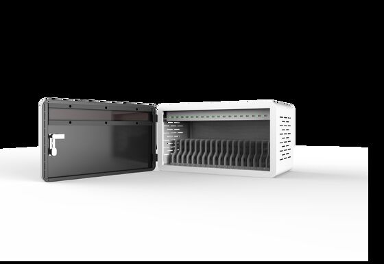 18 khe cắm USB Cung điện cho máy tính bảng với tấm nhựa và đèn LED để lưu trữ an toàn