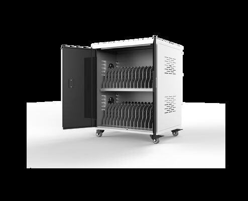 30 ổ cắm điện AC Tủ sạc máy tính xách tay Xe đẩy sạc thông minh