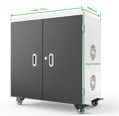 Thư viện 36 Slots Trạm sạc máy tính bảng có thể khóa được CE FCC