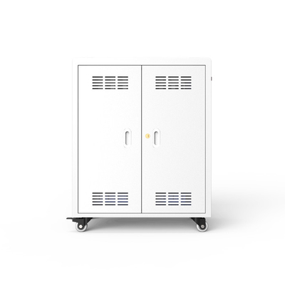 Xe đẩy Tủ sạc máy tính xách tay AC 100V bằng nhựa kỹ thuật ABS cho trường học