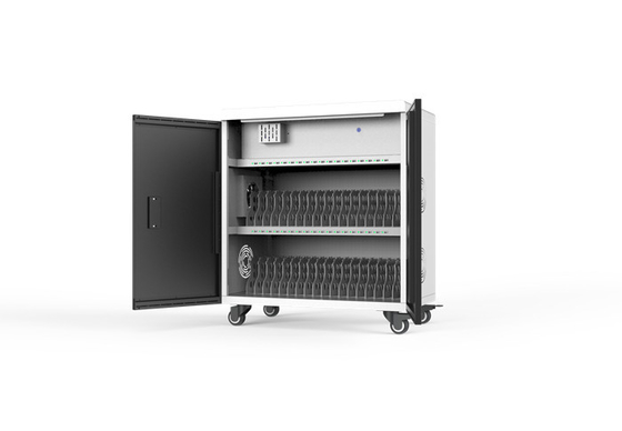 Tủ sạc 8S Security 36 cửa dành cho trường học với 4 bánh xe