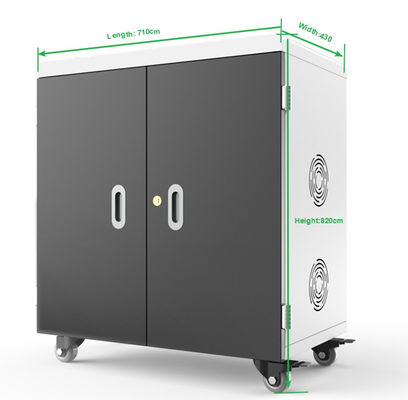 Thư viện 36 Slots Trạm sạc máy tính bảng có thể khóa được CE FCC